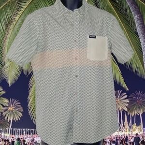 BELONG DESIGNS Short Sleeve Graphic Print Shirt, L